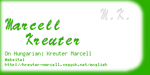 marcell kreuter business card